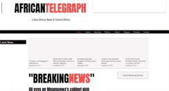 Desktop Screenshot of africantelegraph.com